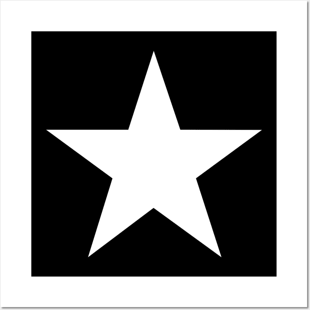 White Star Wall Art by jsdmyl